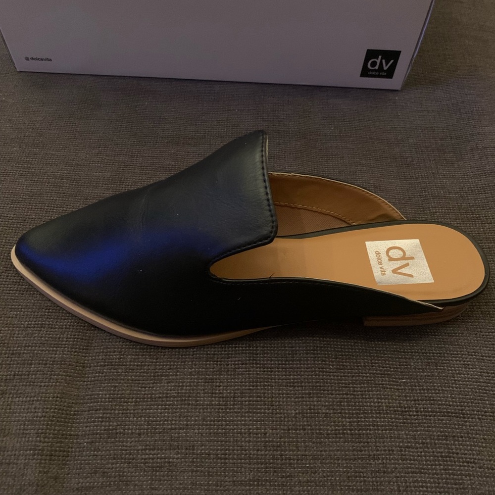 Black dolce vita mules